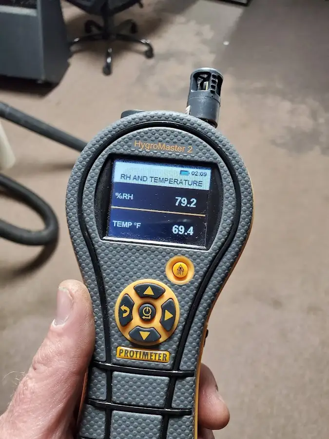 Moisture meter humidity assessment for Mold Remediation & Removal in Uxbridge